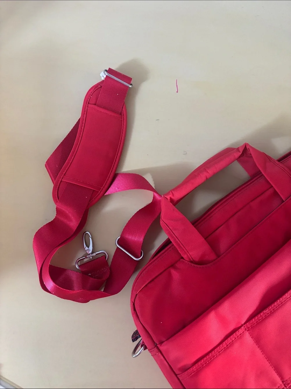Hello Kitty Red and White Carry Bag with Character Graphic